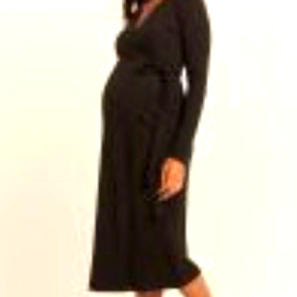 New Thyme Maternity Wrap Dress